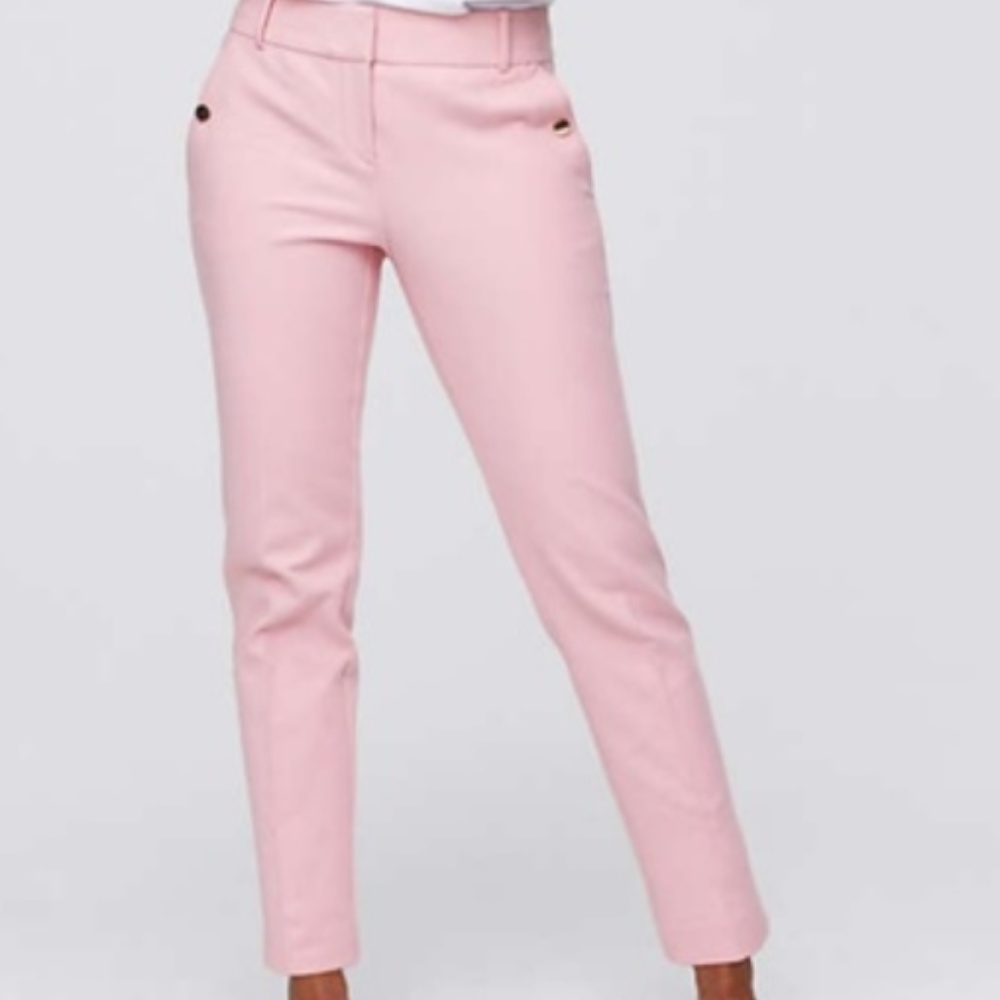 LOFT Riveria Pant in Julie Fit - Millennial Pink